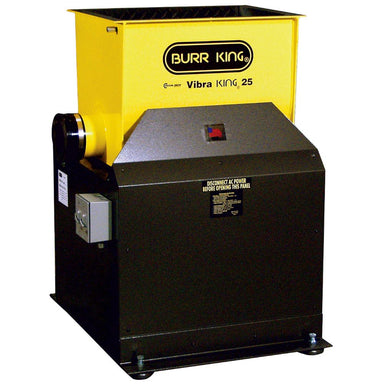 burr king vibratory chamber deburring metal and stone finishing and polishing
