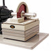 front right side angle view close up of trim saw attachment for 8V1 Cabber