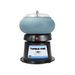 raytech tv10 vibratory tumbler on white background with black base and light blue bowl with clear lid