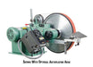 side view of burr king belt grinder with optional articulating arm