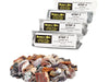 kit for rock tumblers with 60/90 blend silicon carbide, 150/220 silicon carbide, 500 mesh silicon carbide and micron aluminum oxide